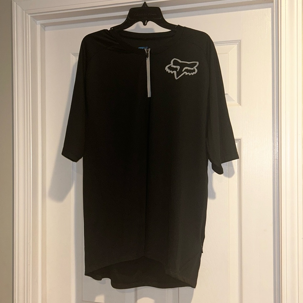 FOX Racing Men’s Black Lightweight Short Sleeve Half Zip Pullover XXL